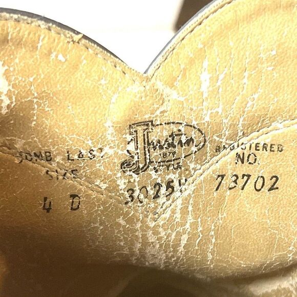 Justin Roper Gray Leather Cowboy Western Riding Casual Boots Mens Youth 4 D Shoe - Picture 9 of 11